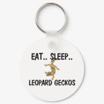 Eat Sleep LEOPARD GECKOS keychains by AnimalShirts Eat Sleep LEOPARD GECKOS keychains