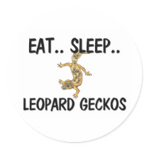 Eat Sleep LEOPARD GECKOS stickers