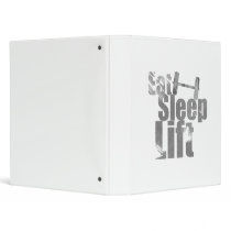 EAT SLEEP LIFT Avery Binder