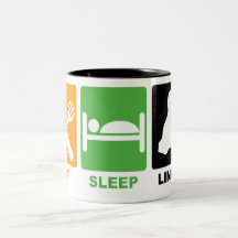 EAT SLEEP LINUX COFFEE MUG