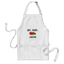 Eat Sleep LOBSTER aprons by foodshirts Eat Sleep LOBSTER aprons