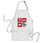 Eat Sleep Love v02 Aprons