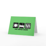 eat sleep math cards