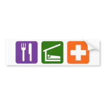 Eat Sleep Medical Bumper Stickers