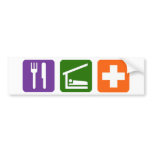 Eat Sleep Medical Bumper Stickers