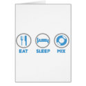 Eat, Sleep, Mix Again - DJ Disc Jockey Music Deck cards