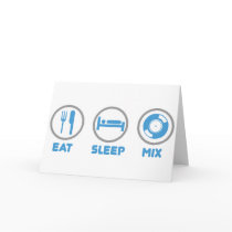 Eat, Sleep, Mix Again - DJ Disc Jockey Music Deck cards by HOTDJGEAR Eat, Sleep, Mix Again - DJ Disc Jockey Music Deck cards