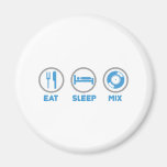 Eat, Sleep, Mix Again - DJ Disc Jockey Music Deck Refrigerator Magnets