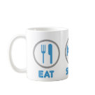 basic_mug - Eat, Sleep and Mix once again. Thats the DJ lifestyle, nothing brings you greater pleasure then eating, sleeping and then going out for a night of mixing your favourite tunes for money.

***DONT FORGET ALL OUR DESIGNS COME IN A WIDE RANGE OF T-SHIRTS AN: Sizes  Available colors: white