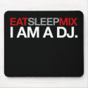 Eat Sleep Mix Mouse Pad mousepads by nouveauretro Eat Sleep Mix Mouse Pad mousepads