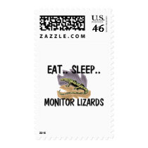 Eat Sleep MONITOR LIZARDS postage