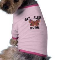 Eat Sleep MOTHS pet clothing by AnimalShirts Eat Sleep MOTHS pet clothing