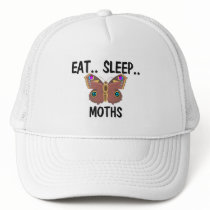 Eat Sleep MOTHS hats