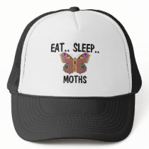 Eat Sleep MOTHS hats