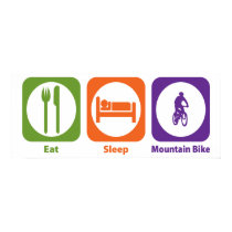 Eat Sleep Mountain Bike posters
