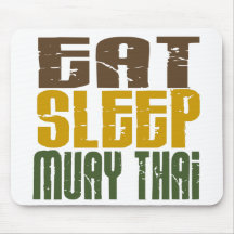 Eat Sleep Muay Thai 1 Mouse Pad