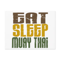 Eat Sleep Muay Thai 1 Postcards
