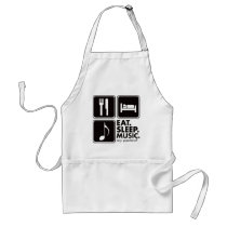 Eat Sleep Music - Black Apron