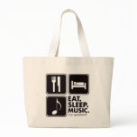 Eat Sleep Music - Black bags