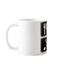 Eat Sleep Music - Black Mug