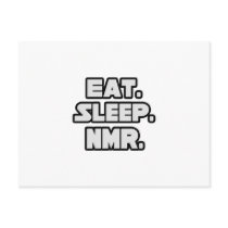 Eat Sleep NMR postcards