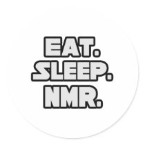 Eat Sleep NMR Sticker