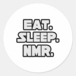 Eat Sleep NMR Sticker
