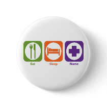 Eat Sleep Nurse buttons