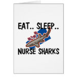 Eat Sleep NURSE SHARKS cards
