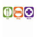 Eat Sleep Nurse t-shirts