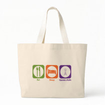 Eat Sleep Operate a Radio Canvas Bags