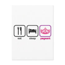 Eat Sleep Pageant postcards by jimdandys Eat Sleep Pageant postcards