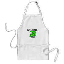 Eat Sleep PEAS aprons by foodshirts Eat Sleep PEAS aprons