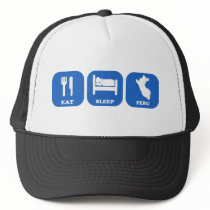 Eat Sleep Peru Trucker Hat