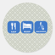 Eat Sleep Philippines Stickers