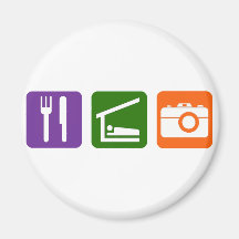 Eat Sleep Photography Refrigerator Magnets