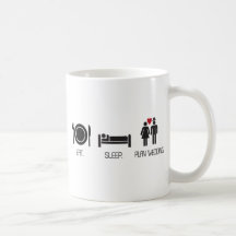 eat.sleep.plan wedding mug