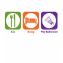 Eat Sleep Play Badminton Shirts