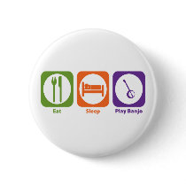 Eat Sleep Play Banjo Pins