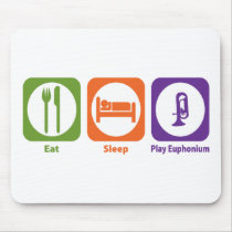 Eat Sleep Play Euphonium Mouse Mats