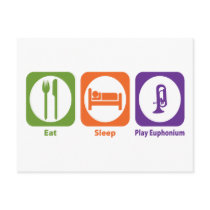 Eat Sleep Play Euphonium Post Card