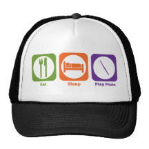 Eat Sleep Play Flute Hats