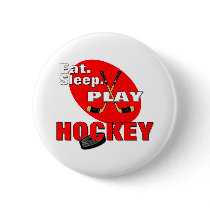 Eat Sleep Play Hockey buttons by fashionfiles Eat Sleep Play Hockey buttons