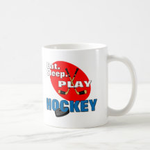 Eat Sleep Play Hockey Coffee Mug