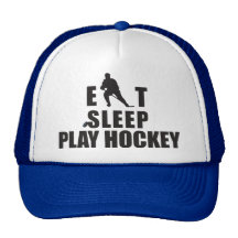 Eat Sleep Play Hockey Hats