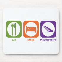 Eat Sleep Play Keyboard Mouse Mat