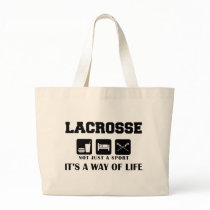 Eat Sleep Play Lacrosse Tote Bags