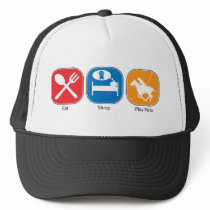 Eat Sleep Play Polo hats by mariabellimages Eat Sleep Play Polo hats