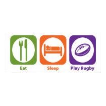 Eat Sleep Play Rugby posters