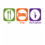 Eat Sleep Play Saxophone T Shirts